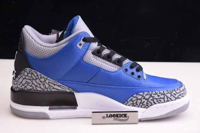 1st Kicks Shoes Jordan AllSeason Royal' Air Retro - 3 CT8532 'Varsity 961 1205